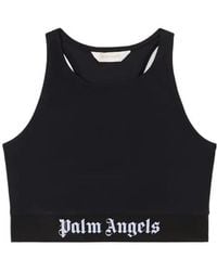 Palm Angels - Logo Band Racerback Top - Lyst