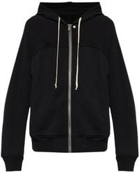 Rick Owens - Zip-Up Drawstring Hoodie - Lyst