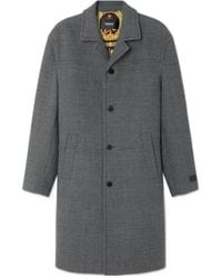 Versace - Single-Breasted Coat - Lyst