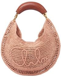 Chloé - Chloé Summer Banana Woven Top Handle Bag - Lyst