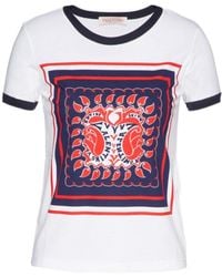 Valentino - Logo Round-Neck T-Shirt - Lyst