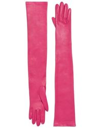Balenciaga - Long Leather Gloves - Lyst