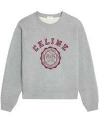 Celine - Blason Loose Sweatshirt - Lyst