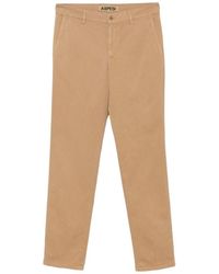 Aspesi - Straight-Leg Chino Trousers - Lyst