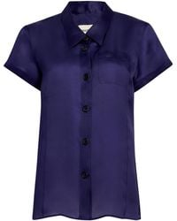 KHAITE - Keefe Button-Up Blouse - Lyst