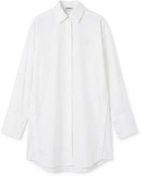 Loewe - Long-Sleeved Shirt Dress - Lyst