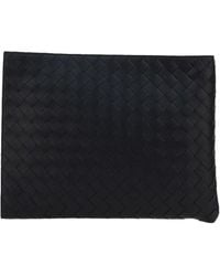 Bottega Veneta - Intrecciato Half Zip Pouch - Lyst