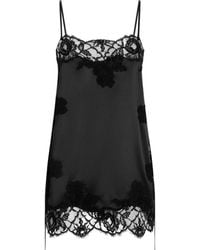 Dolce & Gabbana - Lace-Trim Silk Camisole Top - Lyst