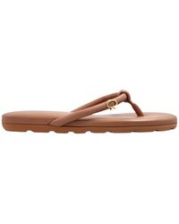 Gianvito Rossi - Juno Slip-On Flip-Flop Sandals - Lyst