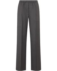 Peserico - Elastic-Waist Wide-Leg Pants - Lyst