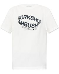 Ambush - Logo Printed Crewneck T-Shirt - Lyst