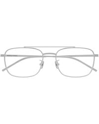 Bottega Veneta - Eyewear	Pilot Frame Glasses - Lyst
