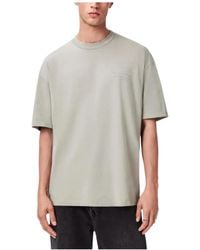 AllSaints - Xander Logo-Embossed Crew-Neck T-Shirt - Lyst