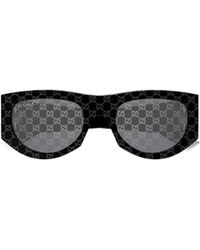 Gucci - Eyewear Rectangular Frame Sunglasses - Lyst