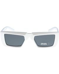 Prada - Eyewear Rectangular Frame Sunglasses - Lyst