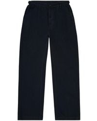 DIESEL - Cotton Wide-Leg Trousers - Lyst