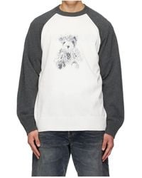 we11done - Teddy Long-Sleeved Knit Sweater - Lyst