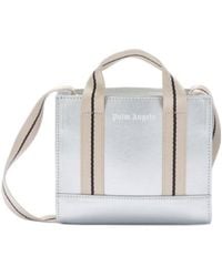 Palm Angels - Metallic Faux-Leather Tote Bag - Lyst