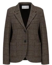 Harris Wharf London - Check-Houndstooth Blazer - Lyst