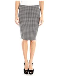 Armani Jeans - Plaid Detail Skirt - Lyst