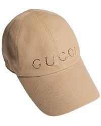 Gucci - Canvas Baseball Hat With Print - Lyst
