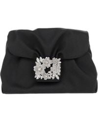 Roger Vivier - Embellished Draped Clutch Bag - Lyst