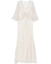 Alberta Ferretti - Short Sleeve Dress - Lyst