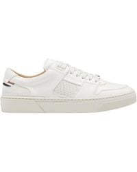 BOSS - Leather Casual Sneakers - Lyst
