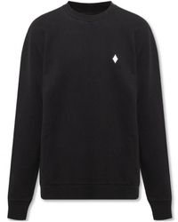 Marcelo Burlon - County Of Milan Logo Embroidered Crewneck Sweatshirt - Lyst