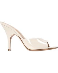 Gianvito Rossi - Solid Heeled Mules - Lyst