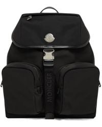 Moncler - Logo Patch Pocket Detailed Backpack - Lyst