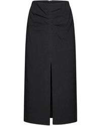 Isabel Marant - Box Pleated Pencil Skirt - Lyst