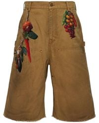 Doublet - Vegetable Embroidered Shorts - Lyst