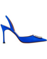 AMINA MUADDI - Pointed Shoes With Exposed Heels - Lyst