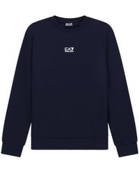 EA7 - Logo Crew-Neck Sweatshirt - Lyst