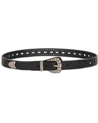 Etro - Perforated Buckle Belt - Lyst