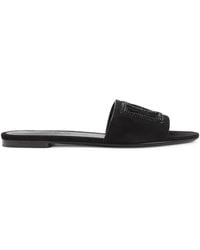 Dolce & Gabbana - Dg Embellished Slippers - Lyst