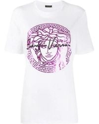 Versace - Medusa Head Print T-Shirt - Lyst