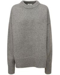 The Row - Wool-Cashmere Round Neck Sweater - Lyst
