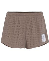 Satisfy - Space O Perforated Performance Shorts - Lyst