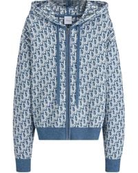 Dior - Iviera Zipped Cardigan With Hood - Lyst