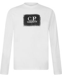 C.P. Company - Cotton Long Sleeve Crew Neck T-Shirt - Lyst
