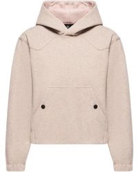 Moncler - Grenoble Logo Embroidered Long-Sleeved Hoodie - Lyst
