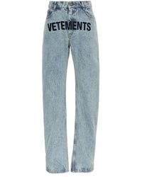Vetements - Belt-Loop Jeans - Lyst