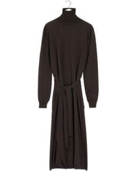 Lemaire - Turtleneck Long Sleeved Midi Dress - Lyst