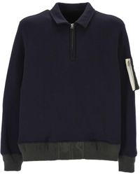 Sacai - Long-Sleeve Sweatshirt - Lyst
