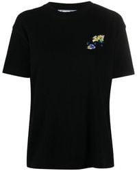 Off-White c/o Virgil Abloh - Check Arrows Print T-Shirt - Lyst