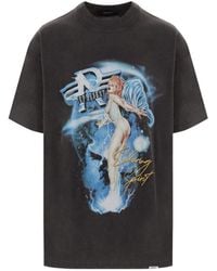 Represent - Illustration-Print Washed Cotton T-Shirt - Lyst