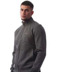 BOSS - Solid Color Minimalist Hooded Jacket - Lyst