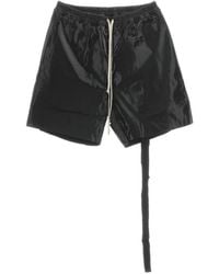 Rick Owens - High-Shine Drawstring-Waistband Shorts - Lyst